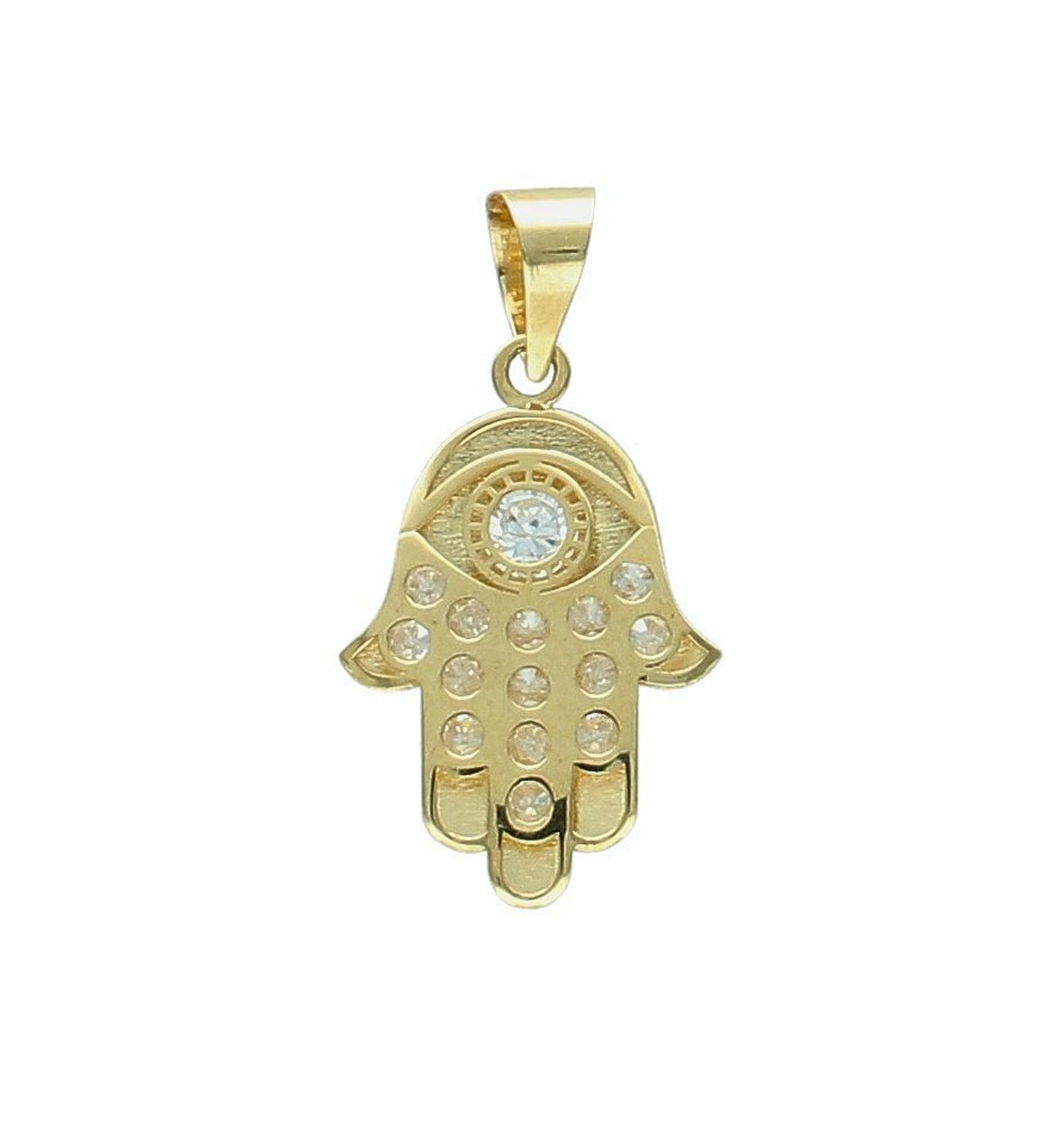 Złota zawieszka 585 Ręka Fatimy Chamsa ZA 7620 585.jpg